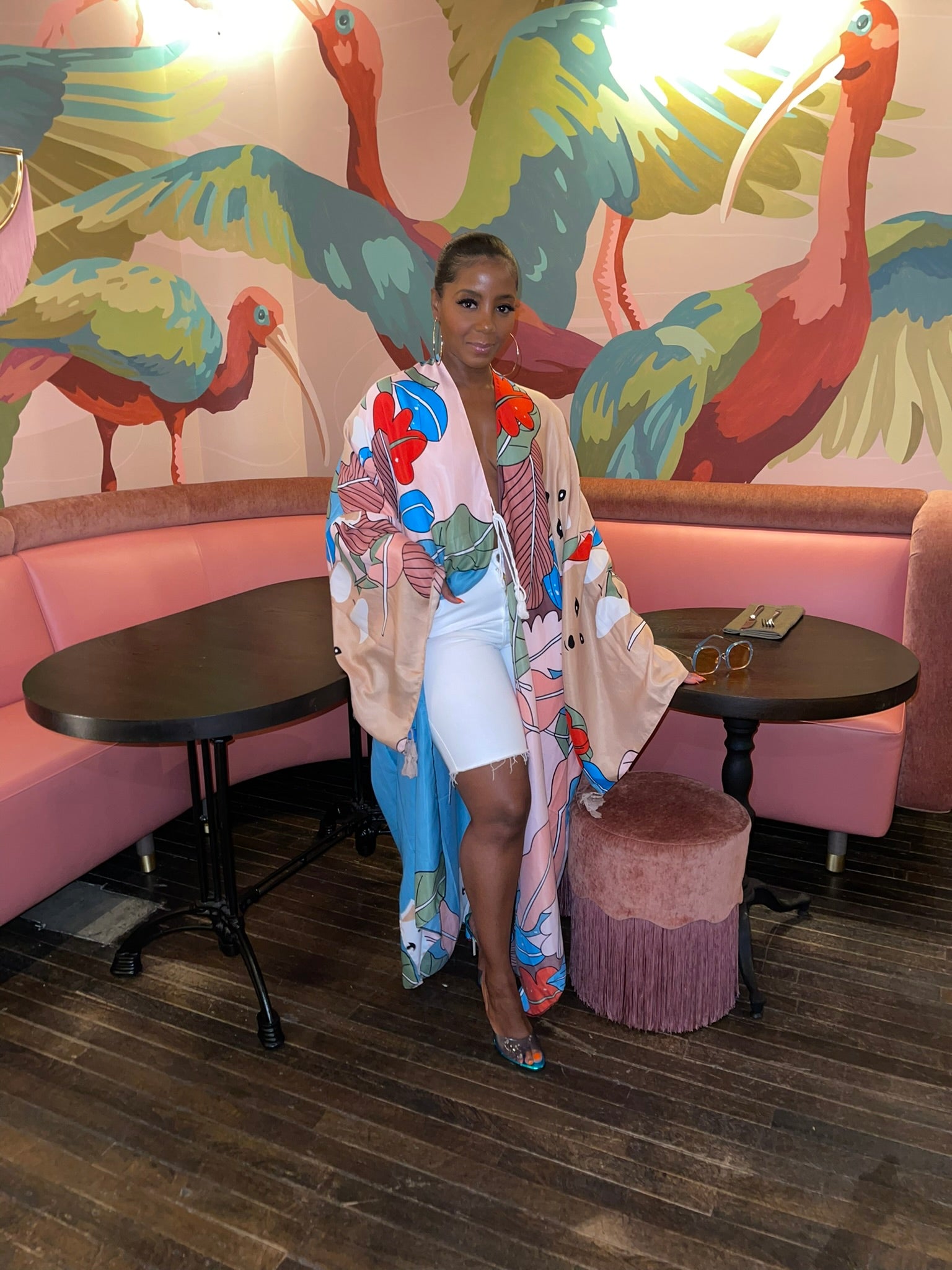 White Stretch Bermuda Shorts - The Vault by Sacha