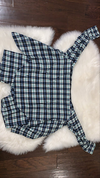 Plaid Shorts w. Faux Tie Shirt | FINAL SALE - The Vault by Sacha
