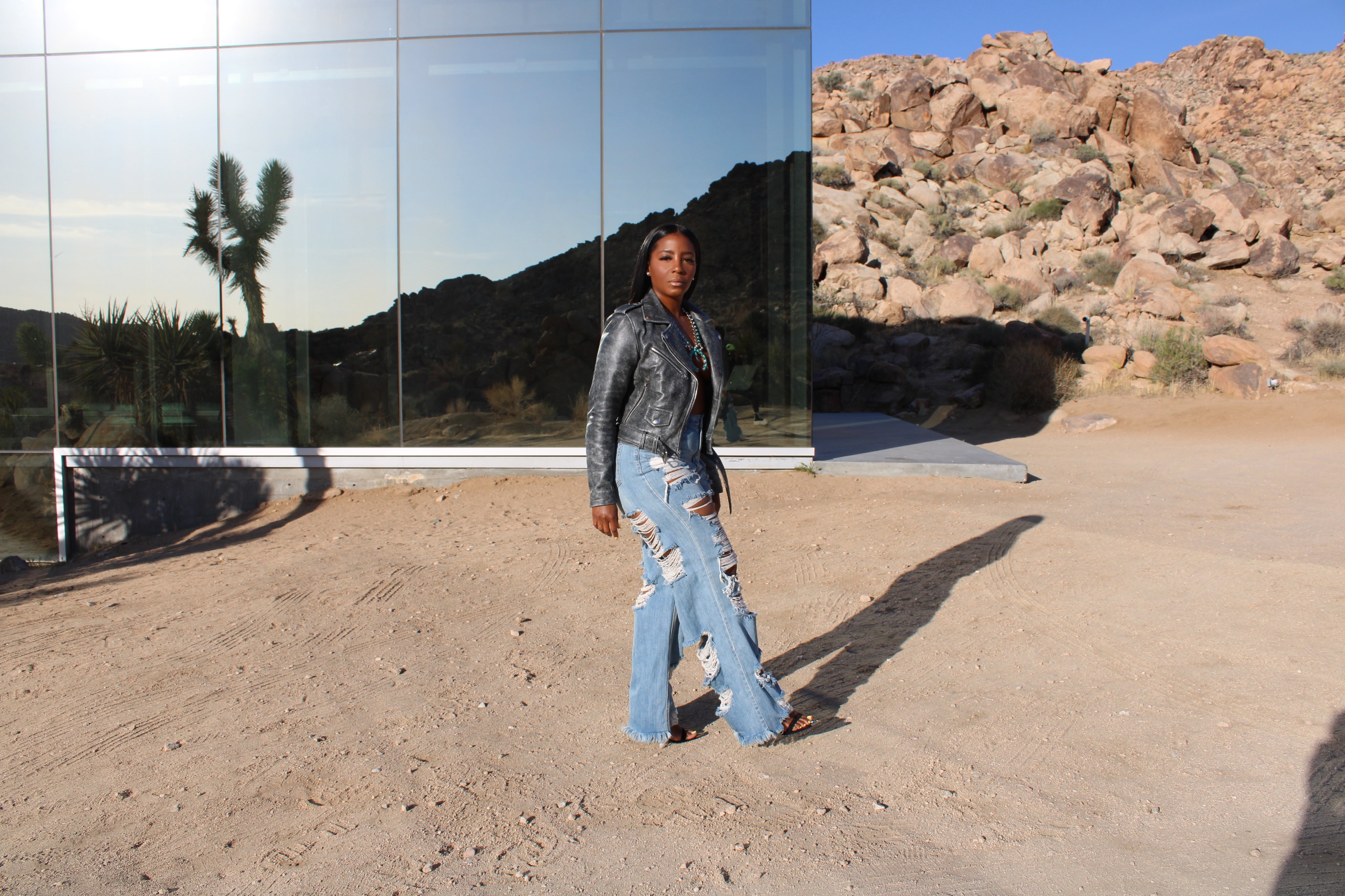 Desperado Distressed Leather Jacket