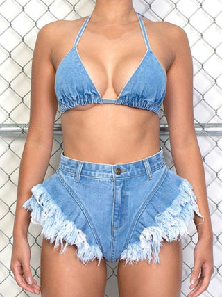 Denim Swimsuit | FINAL SALE - The Vault by Sacha