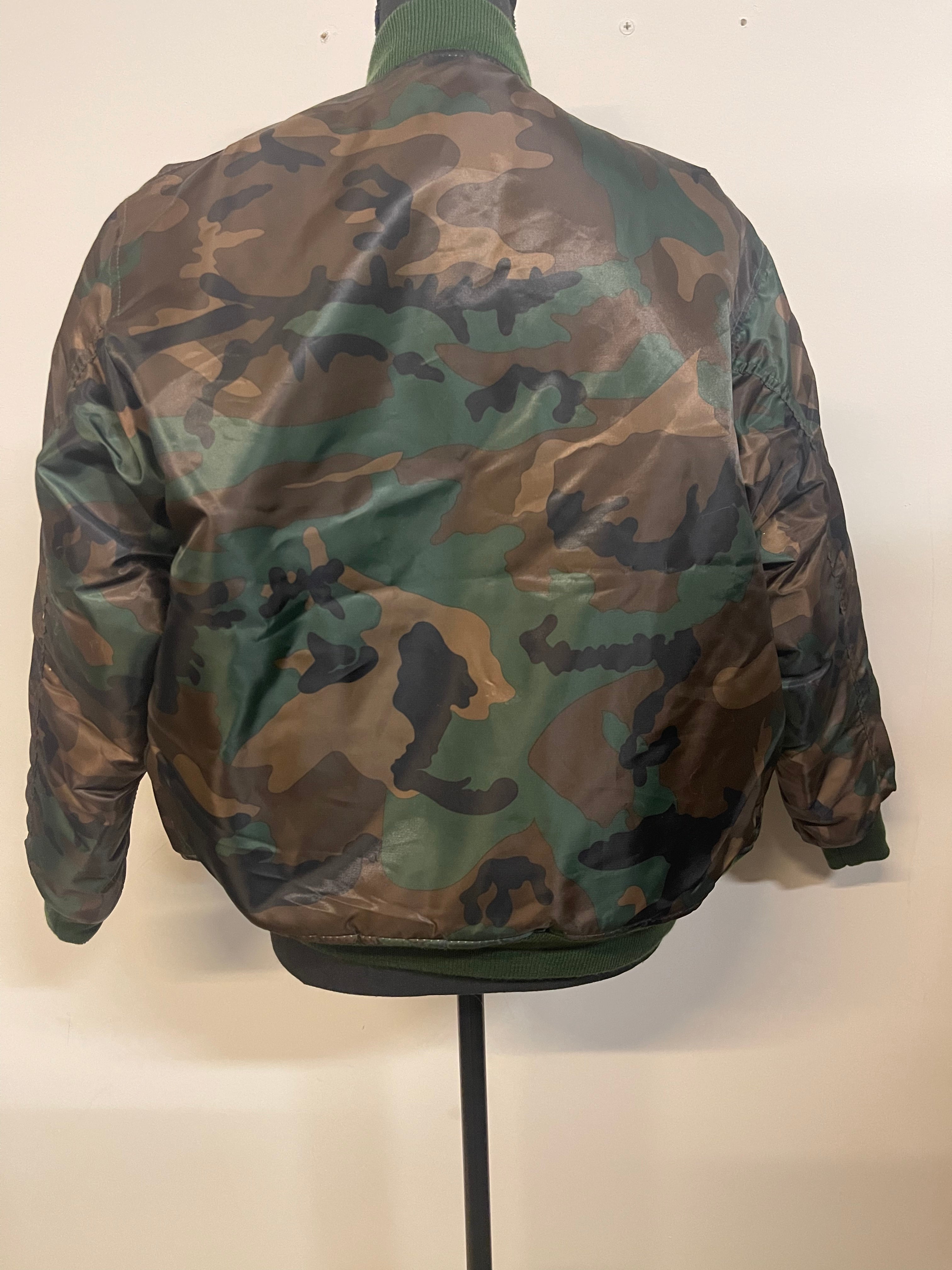 Camo Flight Jacket Bomber - The Vault by Sacha