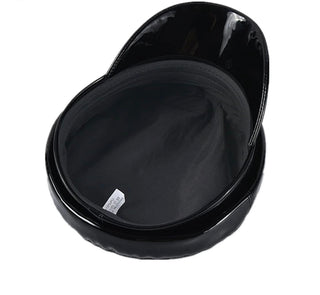 Patent Biker Cap - The Vault by Sacha