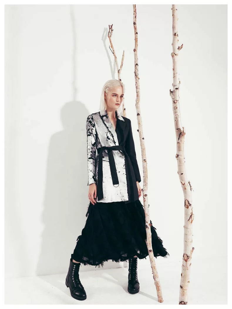 Half Sequin Blazer | FINAL SALE - The Vault by Sacha