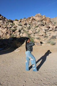 Desperado Distressed Leather Jacket