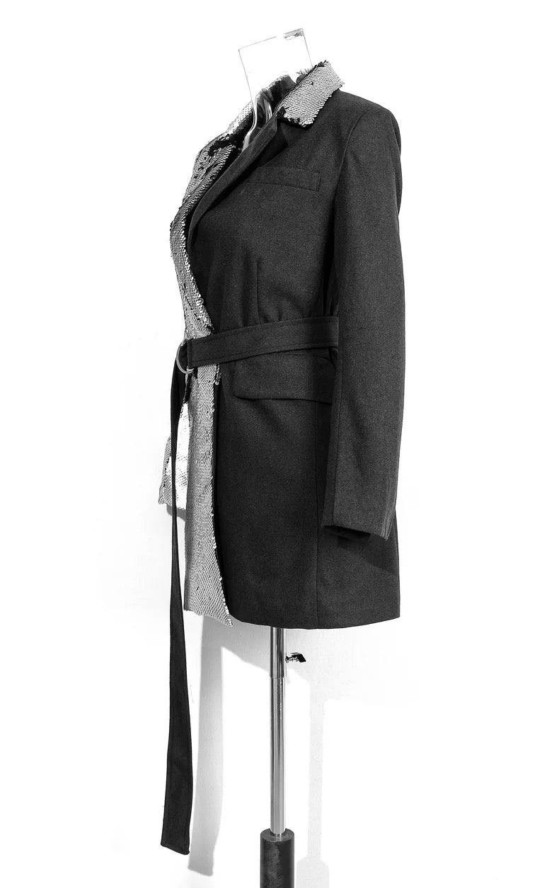 Half Sequin Blazer | FINAL SALE - The Vault by Sacha