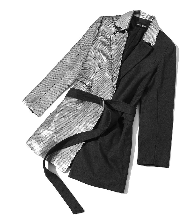 Half Sequin Blazer | FINAL SALE - The Vault by Sacha