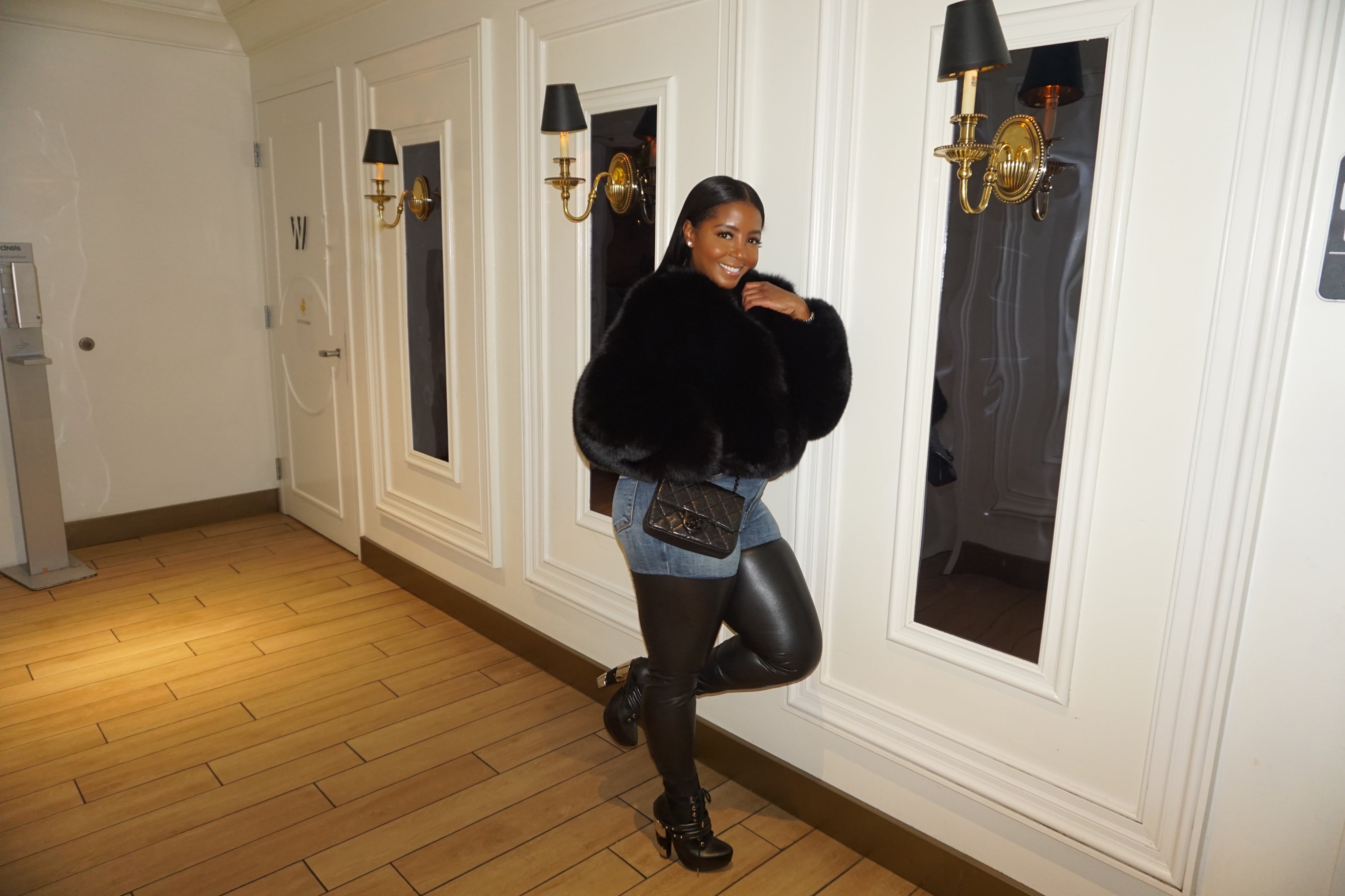 Midnight Genuine Fox Fur PREORDER