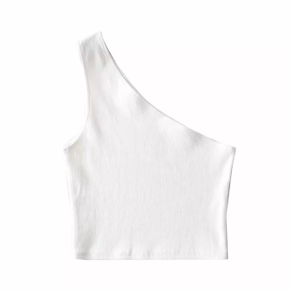 One Shoulder Tank Top | FINAL SALE - The Vault by Sacha