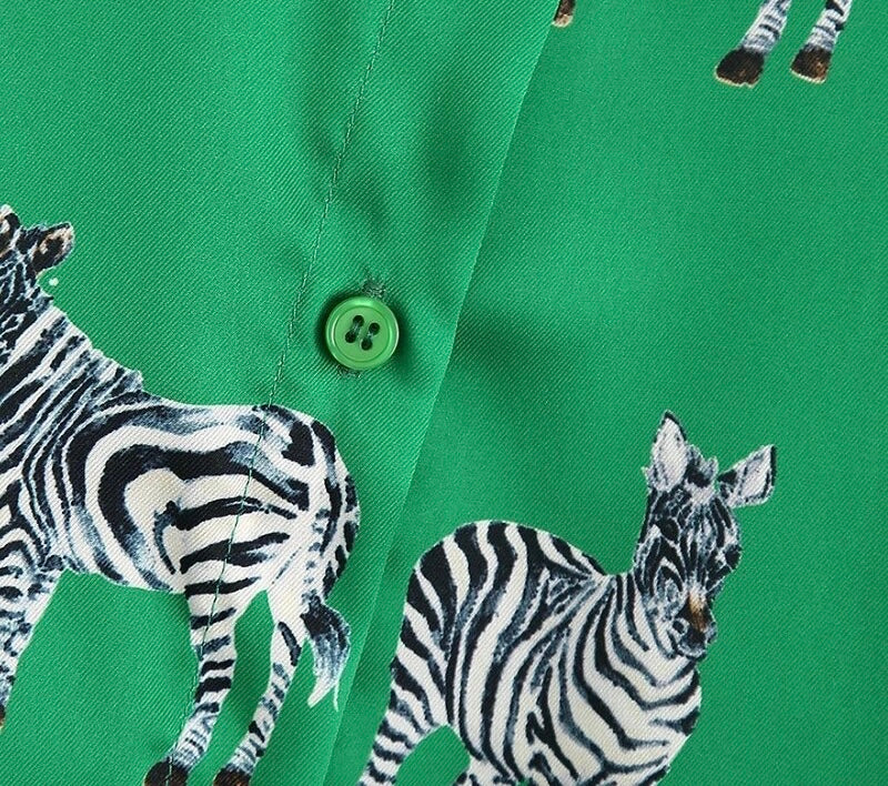 Green Zebra Top | FINAL SALE - The Vault by Sacha
