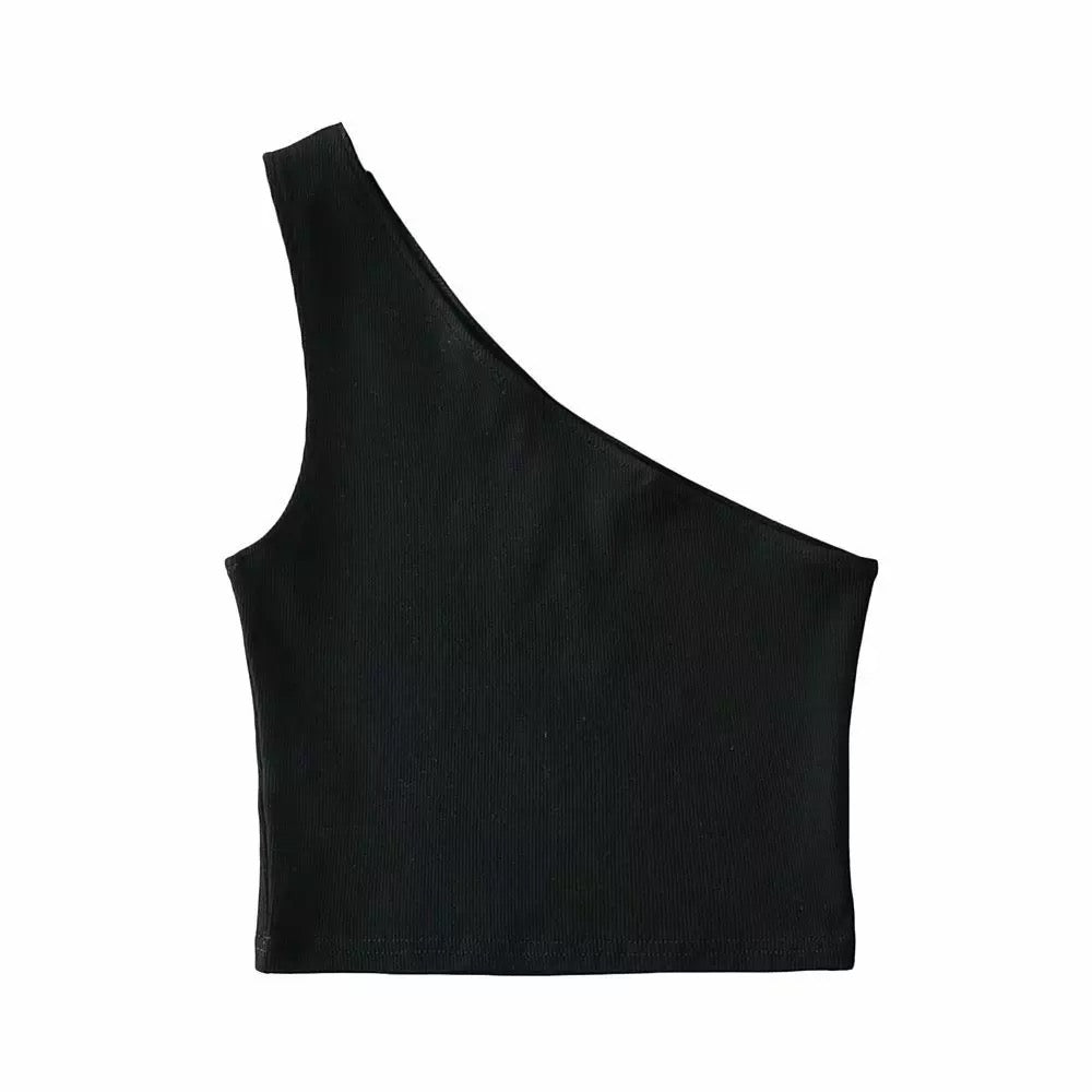 One Shoulder Tank Top | FINAL SALE - The Vault by Sacha