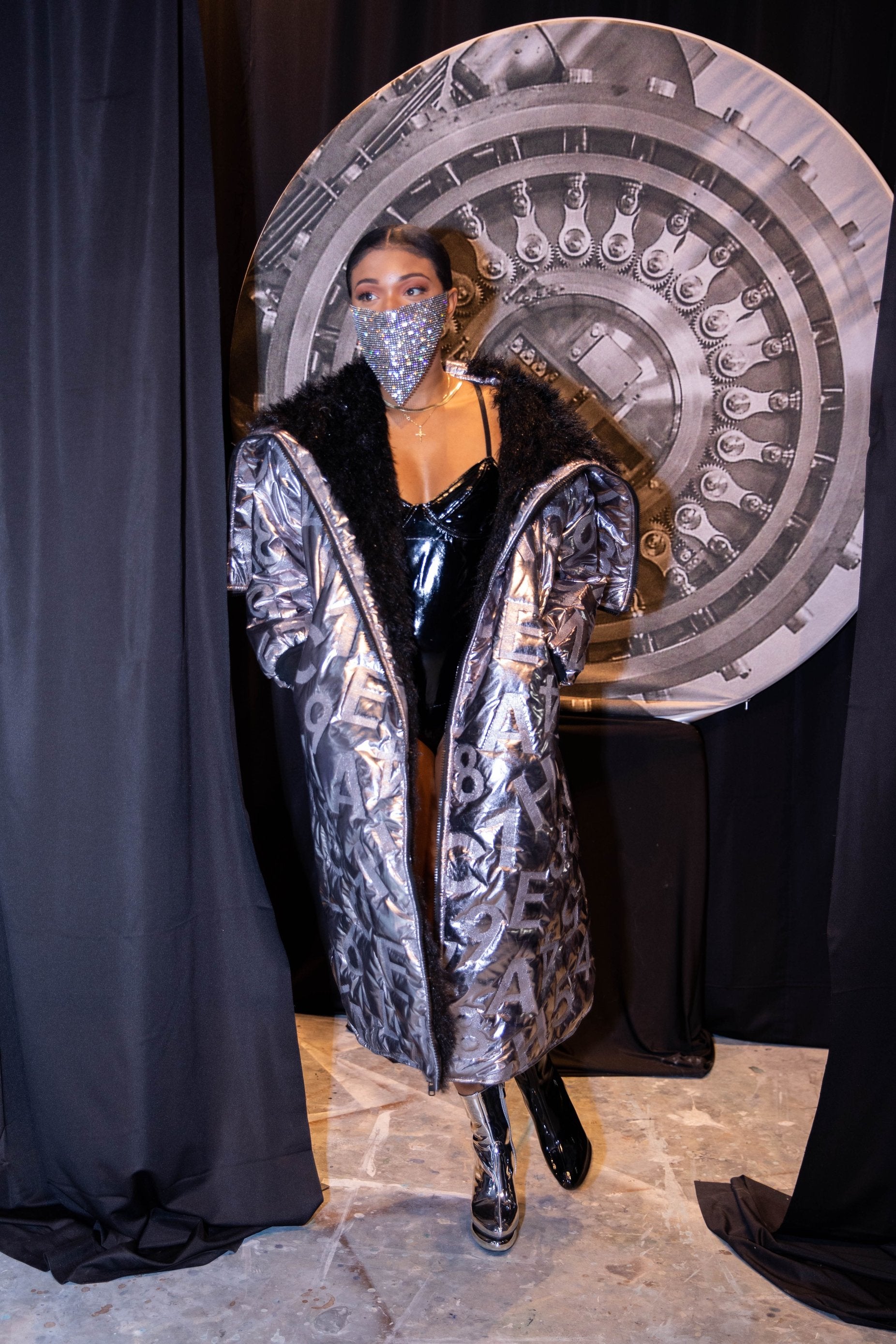 Blinged Out Face Mask - The Vault by Sacha