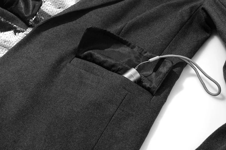 Half Sequin Blazer | FINAL SALE - The Vault by Sacha