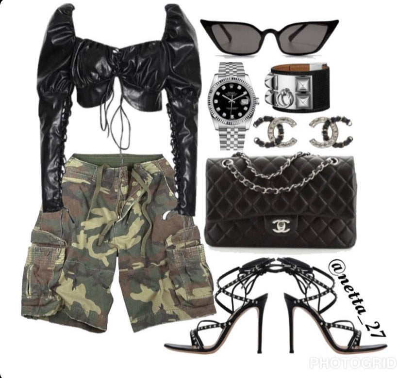 Vintage Camouflage Cargo Shorts - The Vault by Sacha