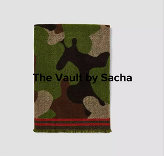 Oversized Camouflage scarf - The Vault by Sacha