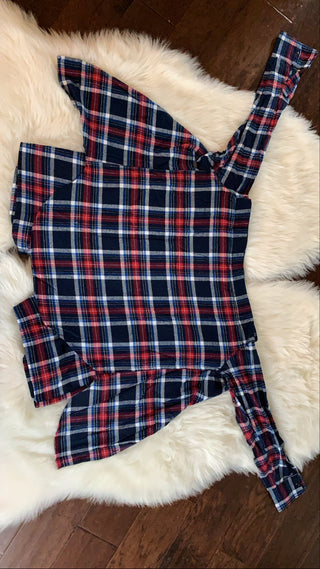 Plaid Shorts w. Faux Tie Shirt | FINAL SALE - The Vault by Sacha