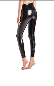 High Waist Control top Patent Leggings