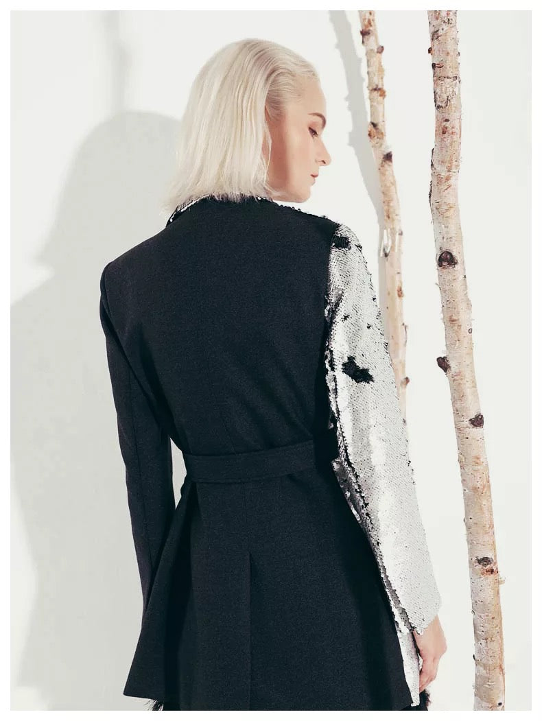 Half Sequin Blazer | FINAL SALE - The Vault by Sacha