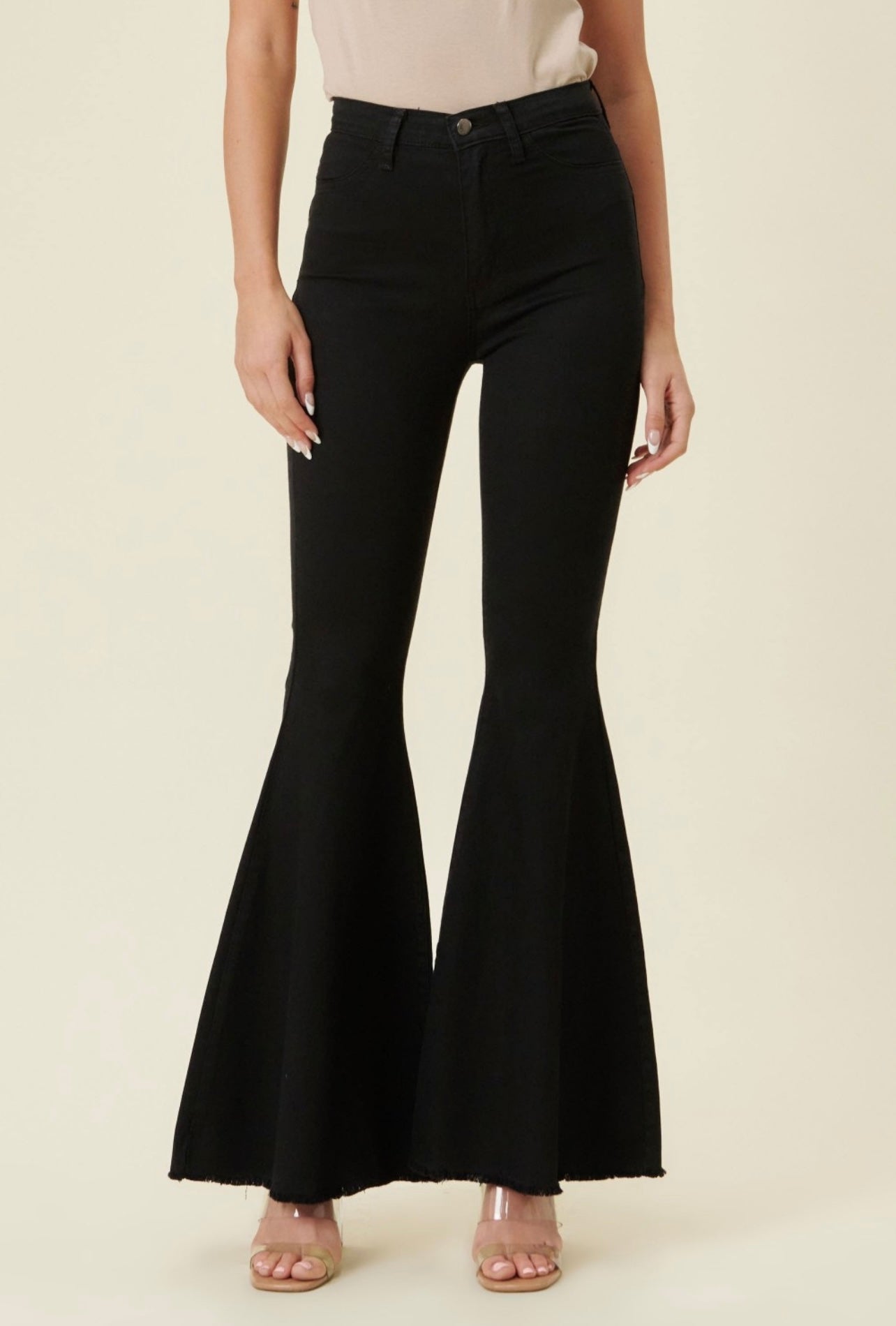 Black Flare Jeans (Ships 12/17)