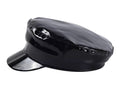 Patent Biker Cap - The Vault by Sacha