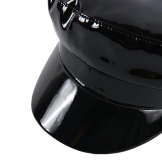 Patent Biker Cap - The Vault by Sacha