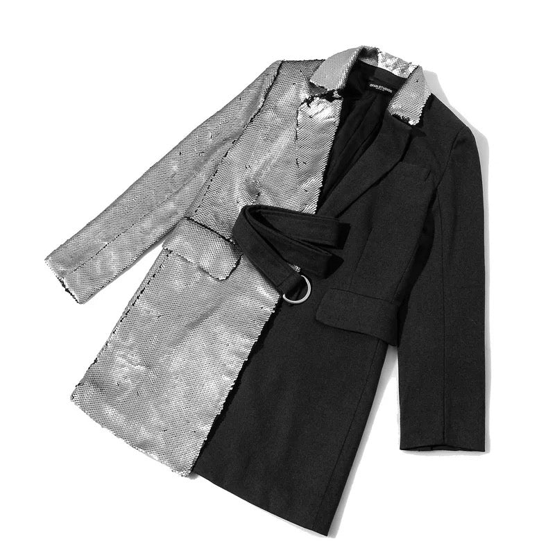 Half Sequin Blazer | FINAL SALE - The Vault by Sacha