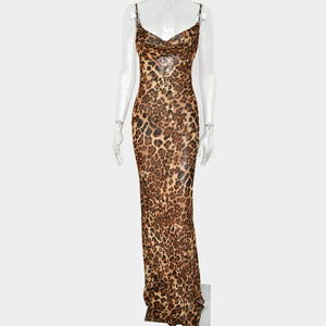 Sheer Leopard dress