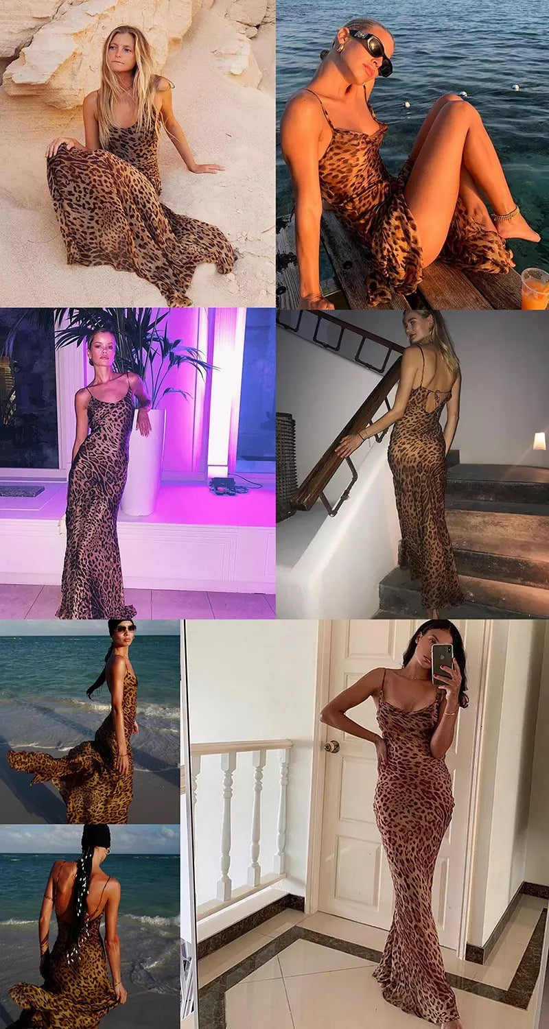 Sheer Leopard dress