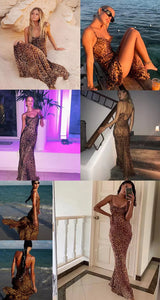 Sheer Leopard dress