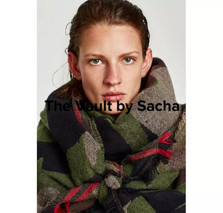 Oversized Camouflage scarf - The Vault by Sacha