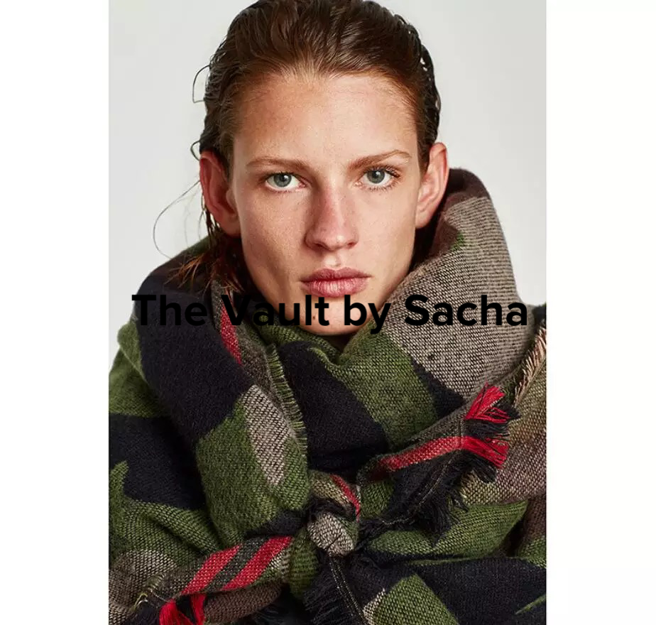 Oversized Camouflage scarf - The Vault by Sacha