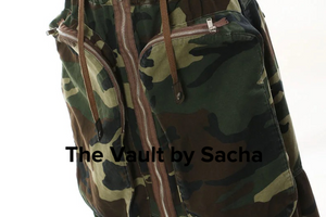 Camouflage pocket skirt