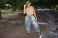 Camoflauge HAT w/ chin strap - The Vault by Sacha