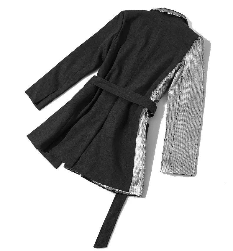 Half Sequin Blazer | FINAL SALE - The Vault by Sacha