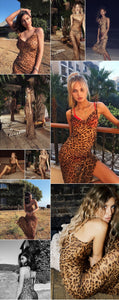 Sheer Leopard dress