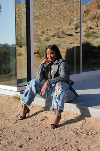 Desperado Distressed Leather Jacket