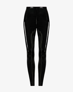 High Waist Control top Patent Leggings