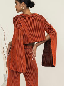 Ribbed Sweater Set