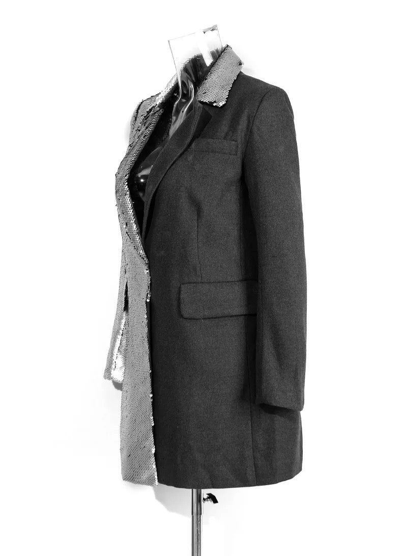 Half Sequin Blazer | FINAL SALE - The Vault by Sacha