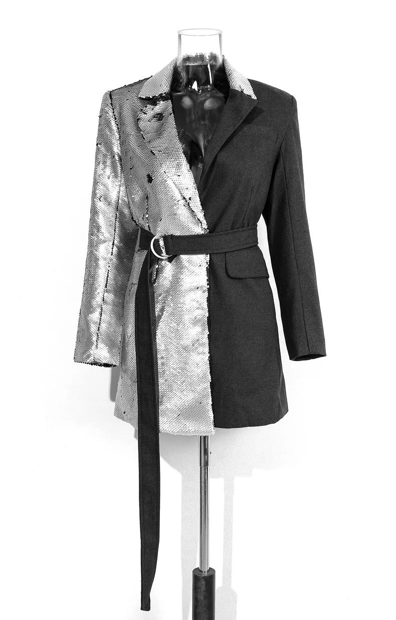 Half Sequin Blazer | FINAL SALE - The Vault by Sacha