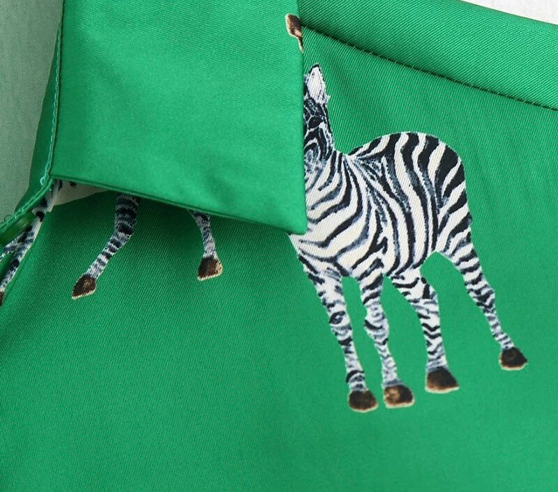 Green Zebra Top | FINAL SALE - The Vault by Sacha