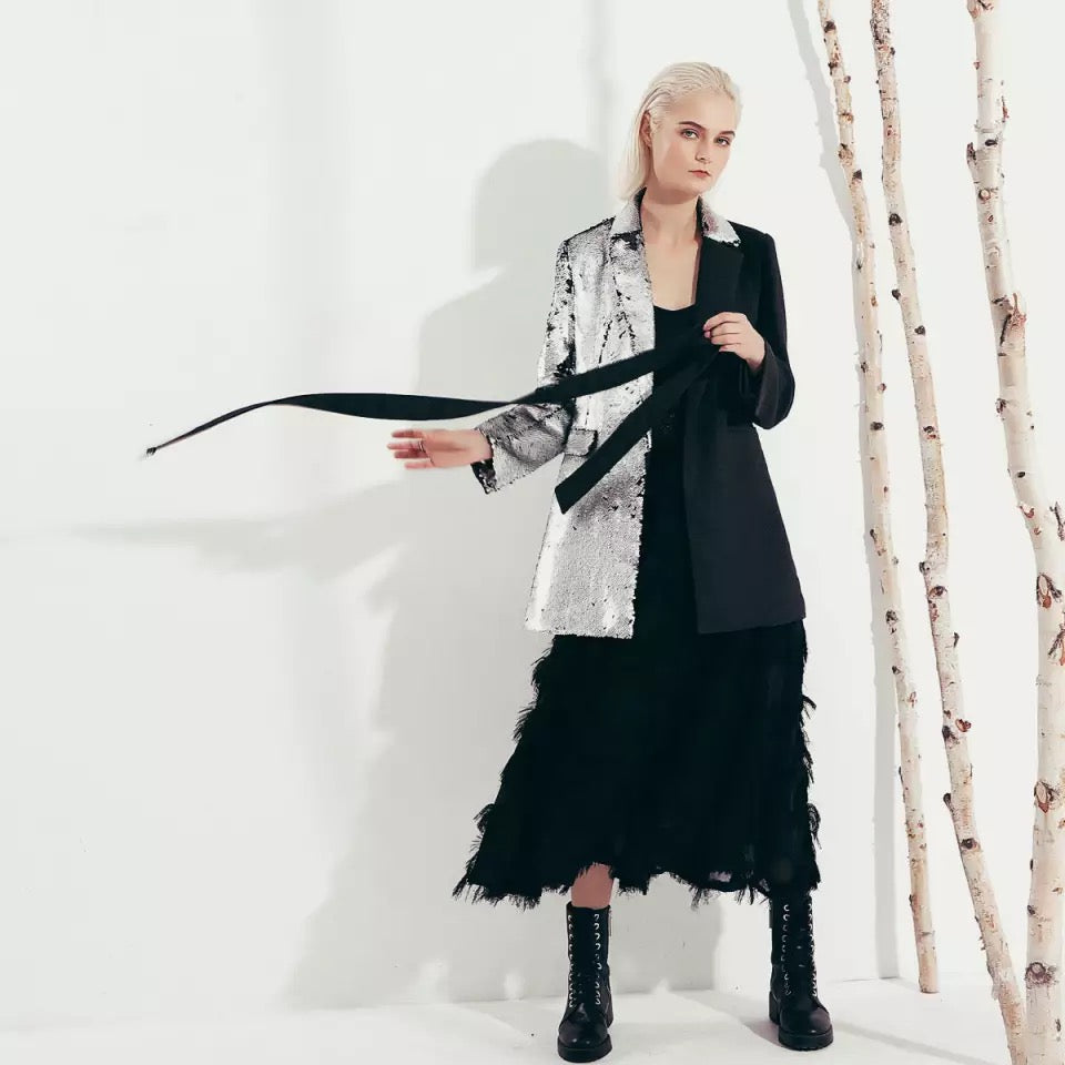 Half Sequin Blazer | FINAL SALE - The Vault by Sacha