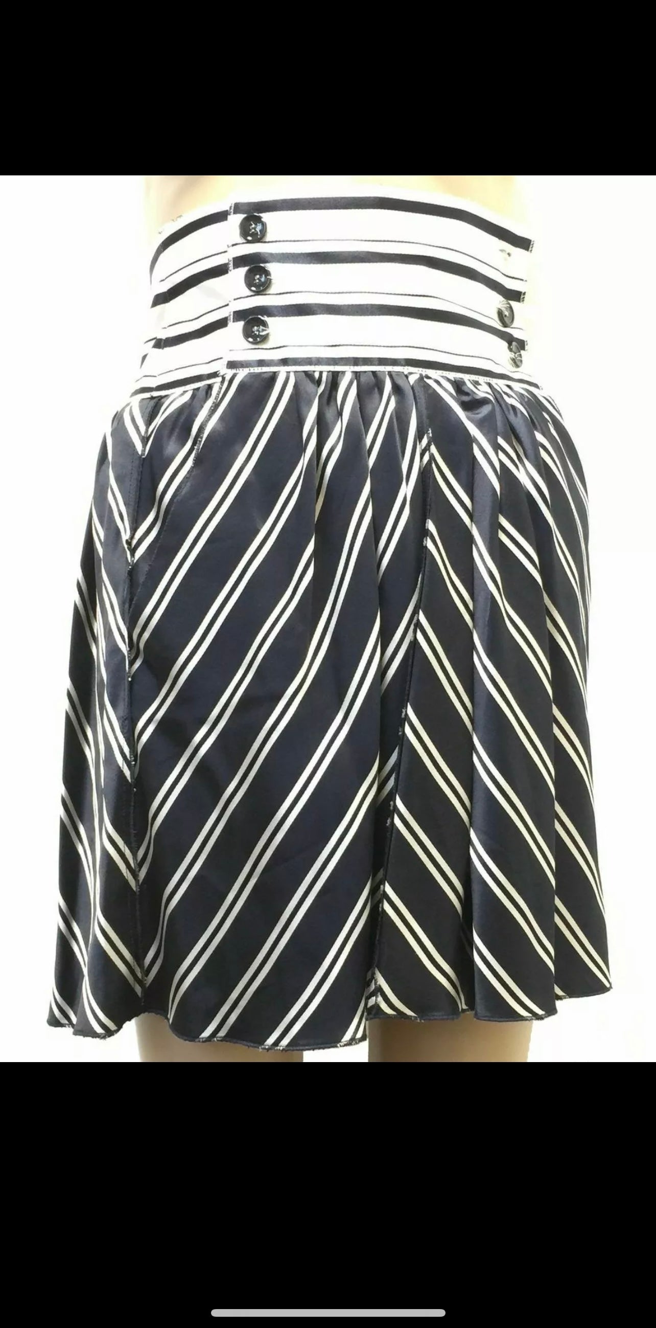 Dolce and Gabbana Stripe Skirt - The Vault by Sacha