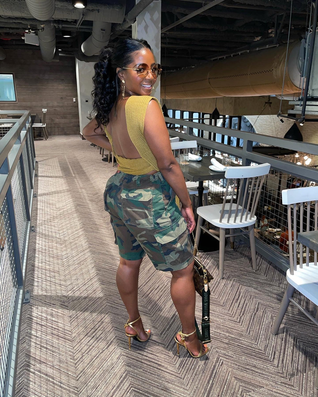 Vintage Camouflage Cargo Shorts - The Vault by Sacha