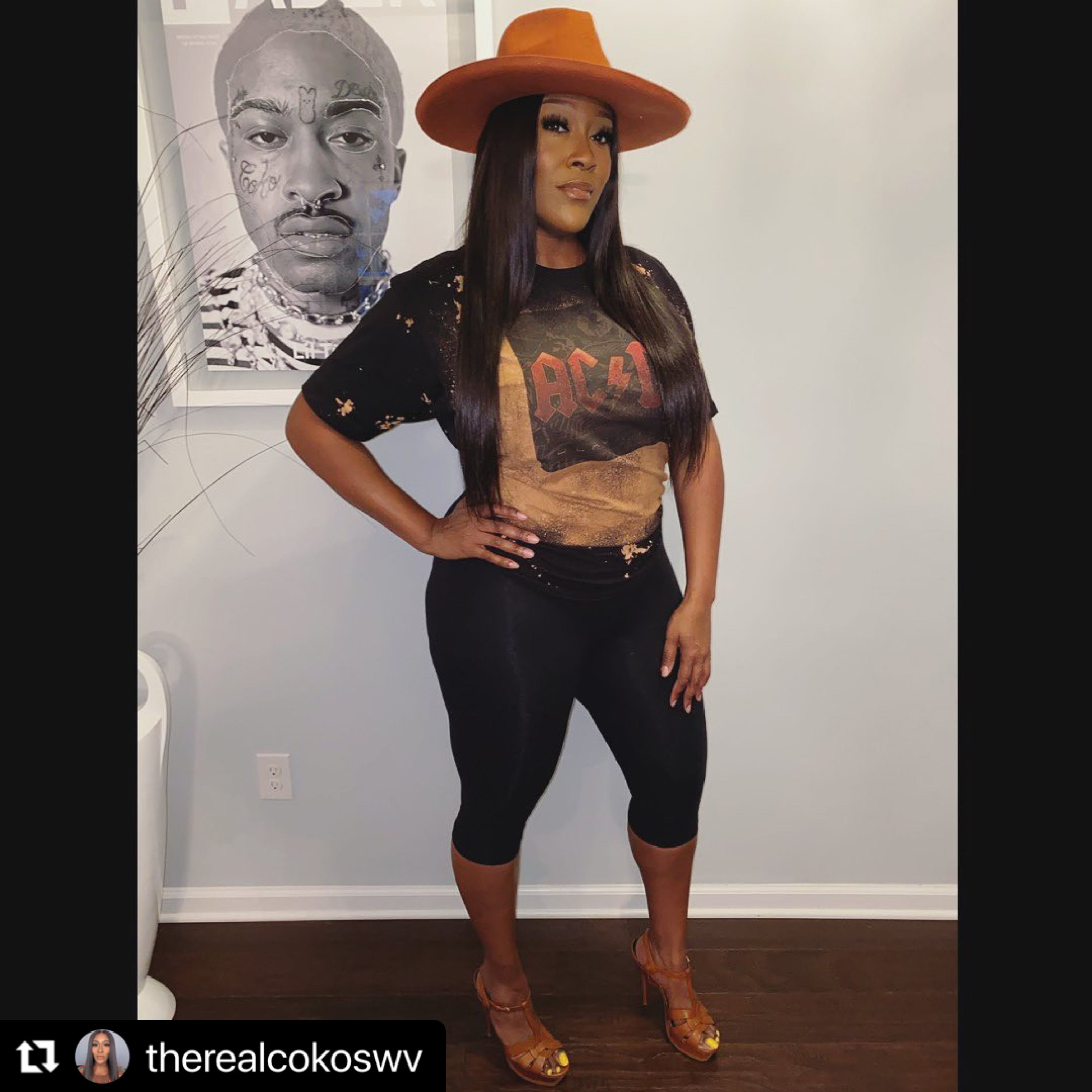 AC/DC Black Vintage Tee | FINAL SALE - The Vault by Sacha