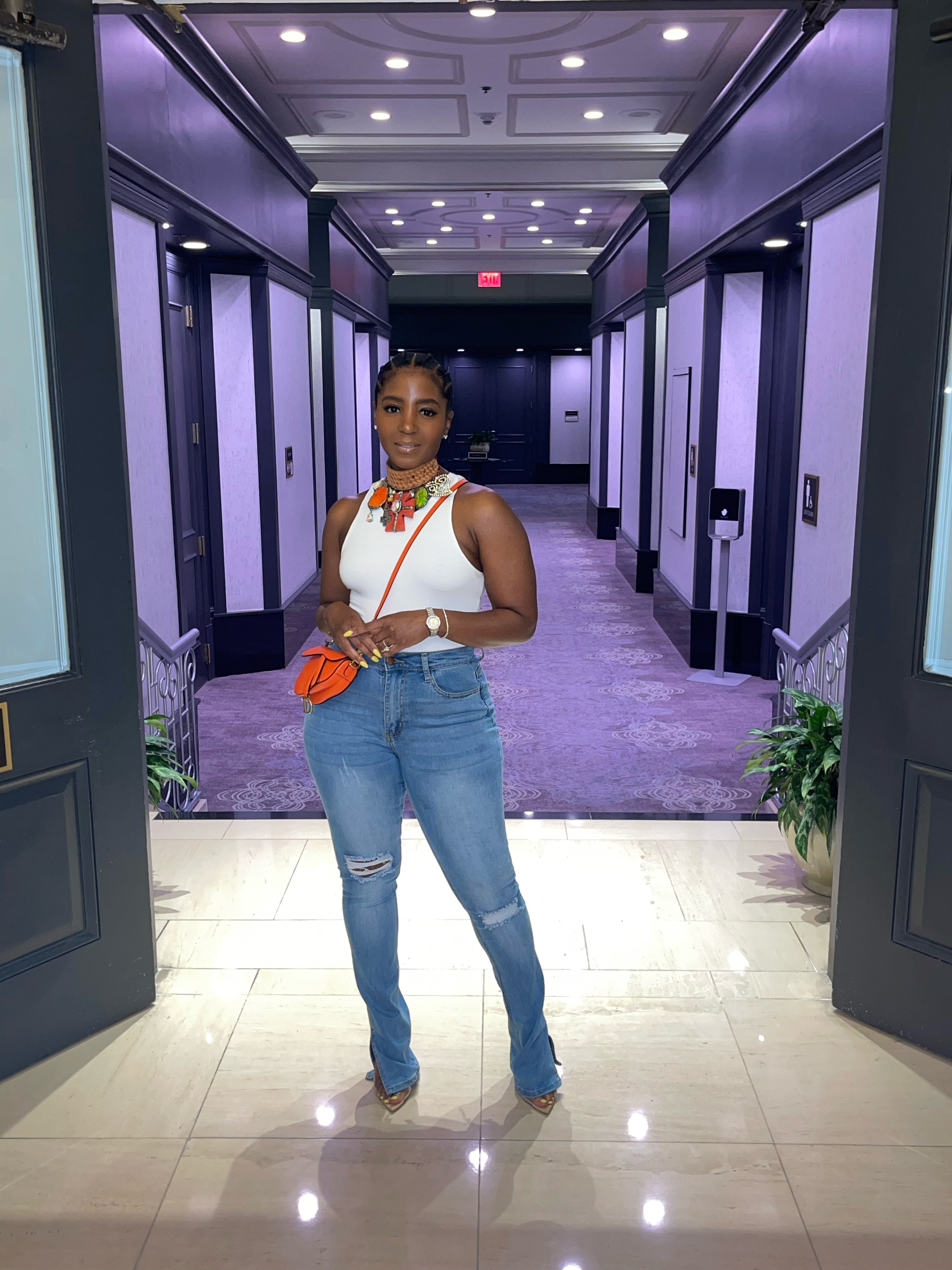 Vintage Split Bottom Stretch Jeans - The Vault by Sacha