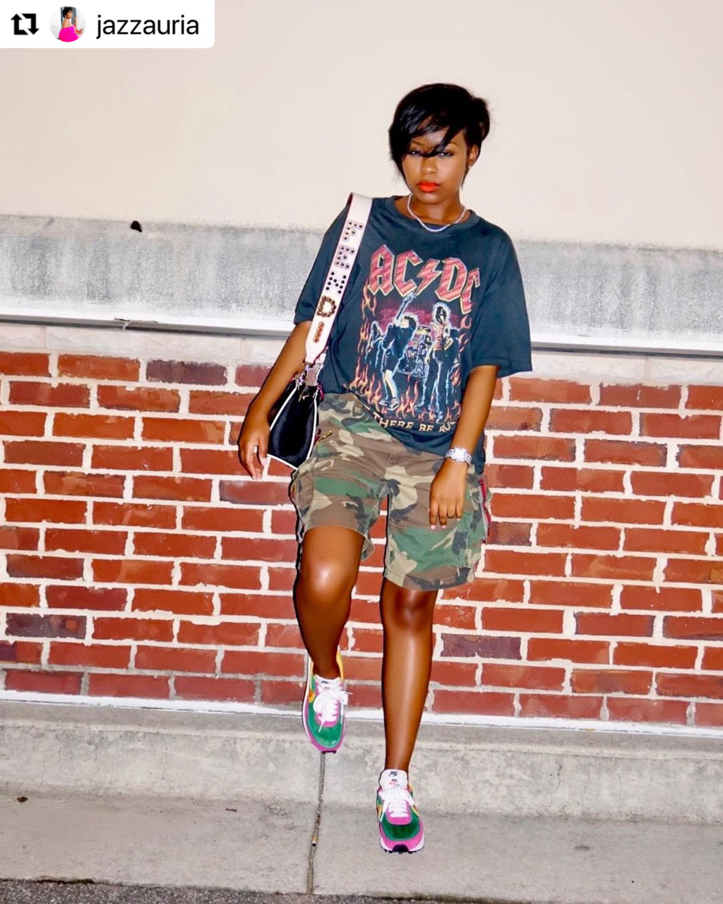 Vintage Camouflage Cargo Shorts - The Vault by Sacha