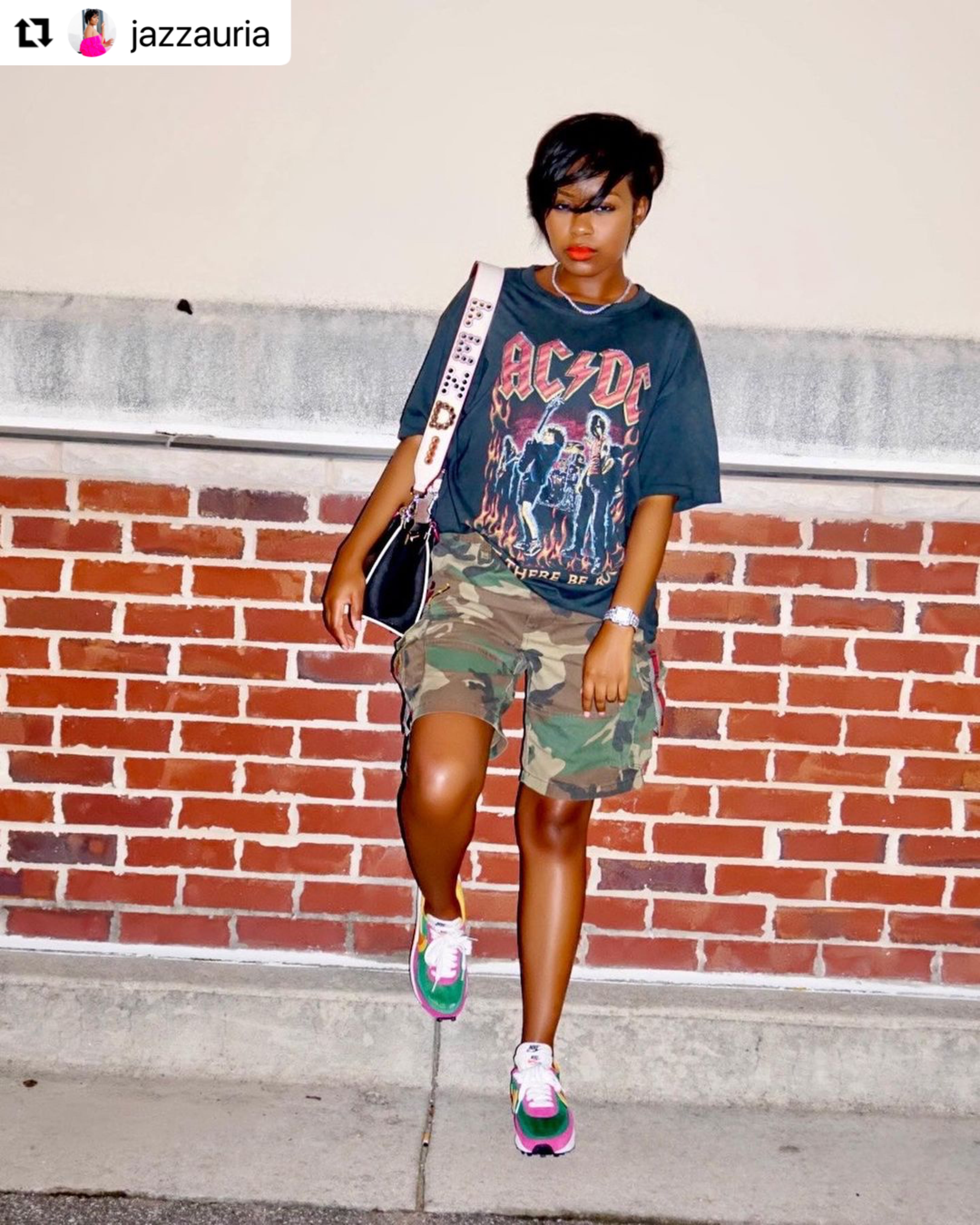 Vintage Camouflage Cargo Shorts - The Vault by Sacha