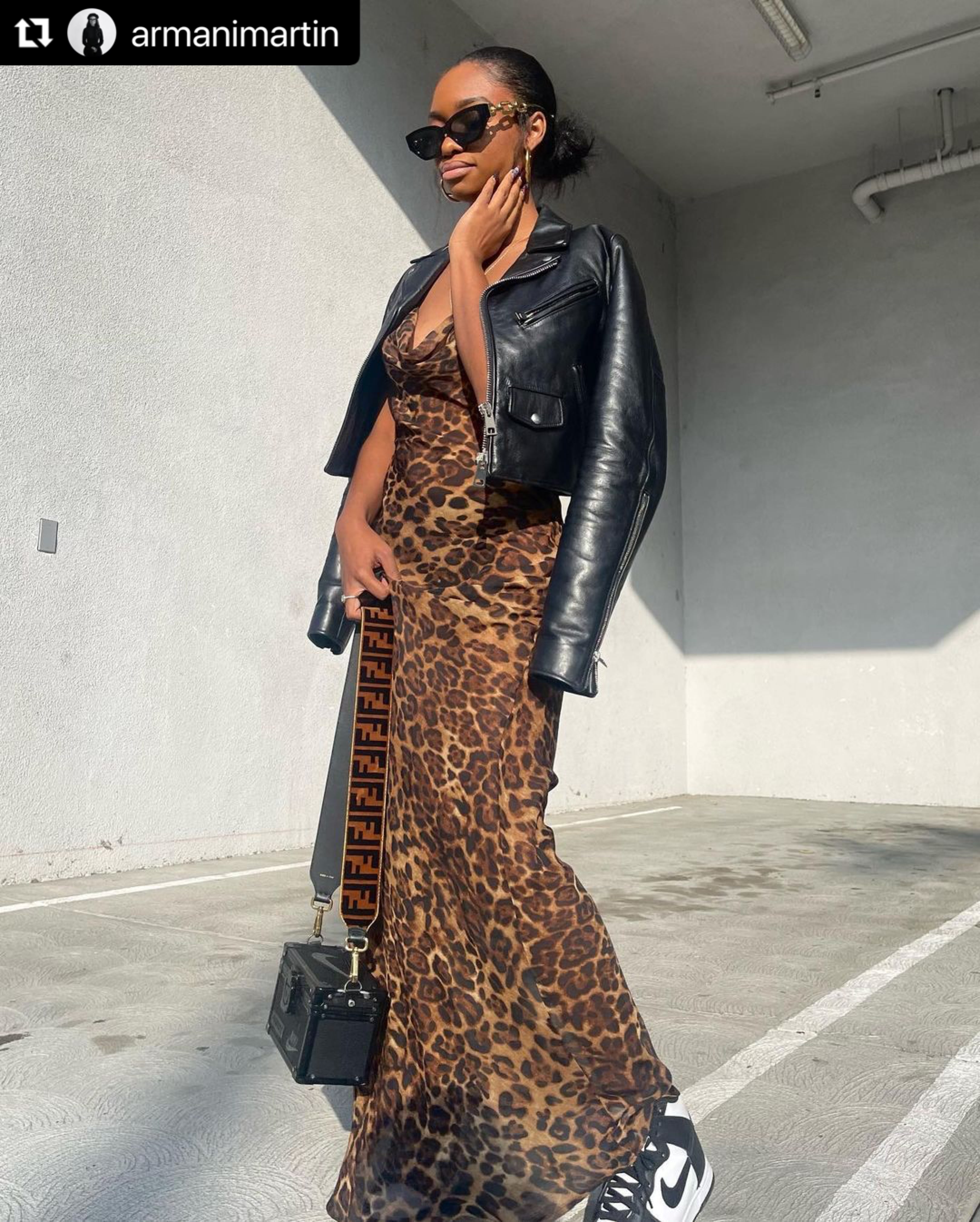Sheer Leopard dress