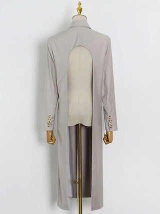 Backless Blazer - Tan | FINAL SALE - The Vault by Sacha