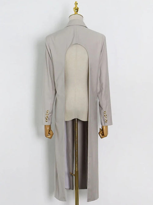 Backless Blazer - Tan | FINAL SALE - The Vault by Sacha